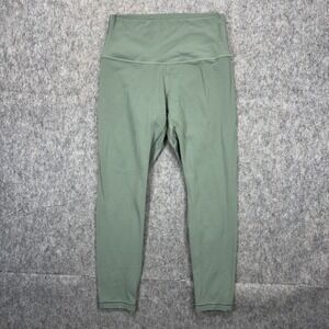 Lululemon Align HR Leggings Women's 8 Green Athleisure Train Gym Run LW5DRJS